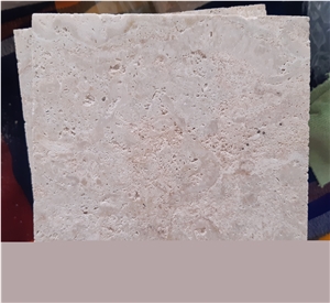 Honed Filled Finished 2 Dominican White Coral Stone