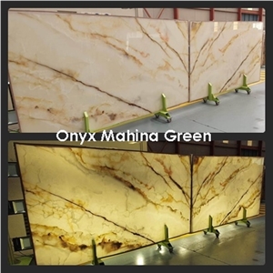 Onyx Mahina Green Slabs Onyx Mahina Green Slabs