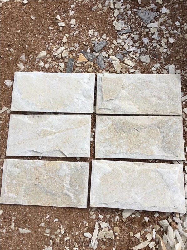 Beige Quartzite Tile Paving 