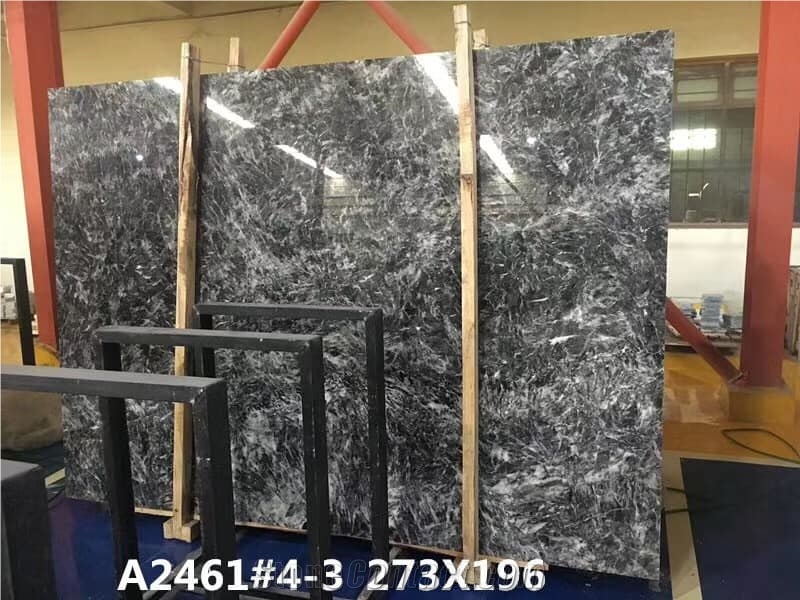 Black Ice Onyx Translucent Slab Wall Floors Tiles 
