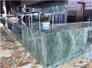 Botanic Green Wave Quartzite Commercial Counters, Bar Tops Countertop