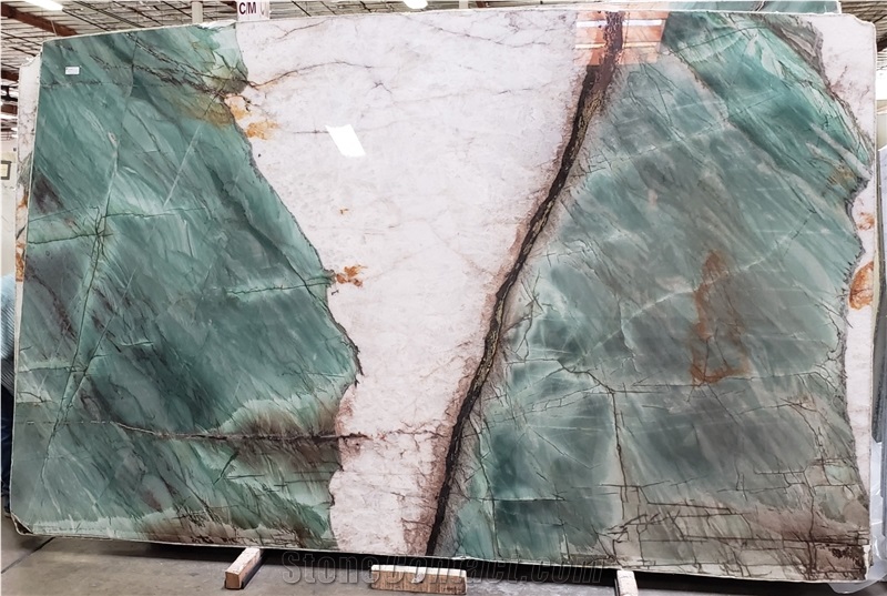 Botanic Green Wave Quartzite Commercial Counters, Bar Tops Countertop
