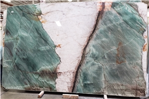 Botanic Green Wave Quartzite Commercial Counters, Bar Tops Countertop