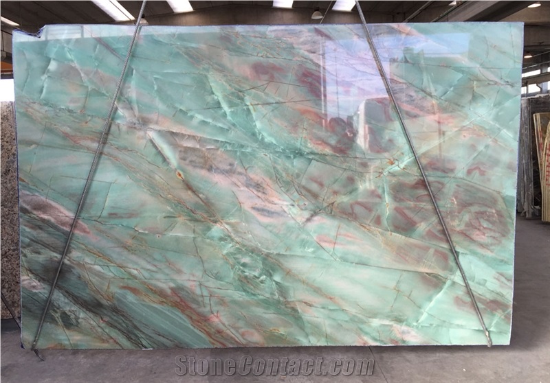 Botanic Green Wave Quartzite Commercial Counters, Bar Tops Countertop