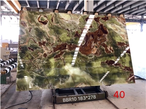 Dark Green Onyx Slabs Tiles In Stock Hotel Home Decor