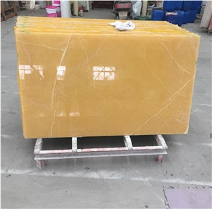 Orange Yellow Onyx Slab Tiles Polished