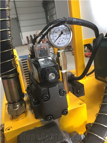 Saw-Cut Face Gantry Type Stone Splitting And Stamping Machine 