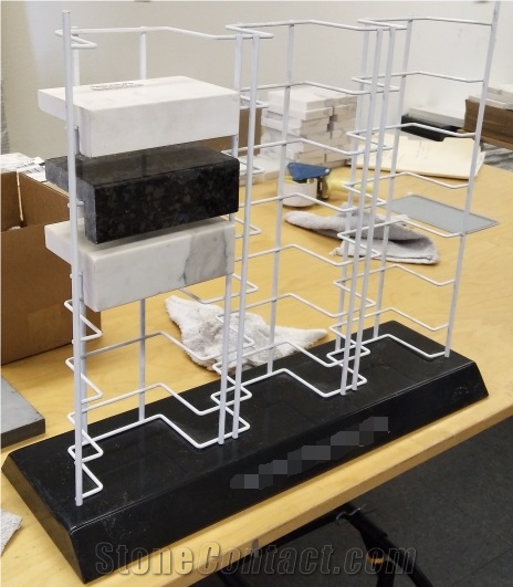 Granite And Marble Stone Sample Tabletop Display