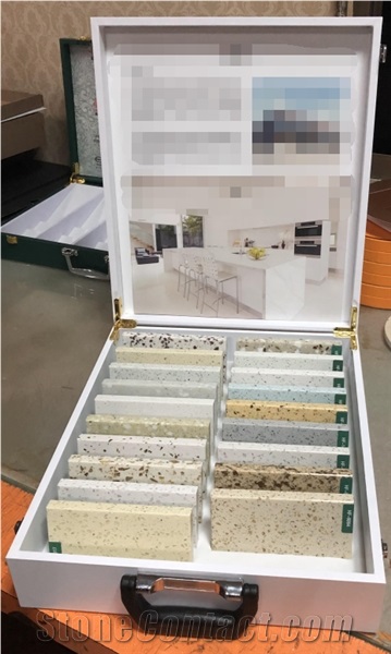 Handhold  Stone Countertop Surface Sample Display Box