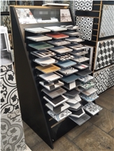 Showroom Porcelain Stone Tile Sample Display Stand