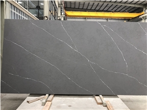 Grey Calacatta Engineered Quartz Slab