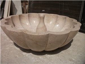Rosalia Marble Bird Bath Pool For Garden