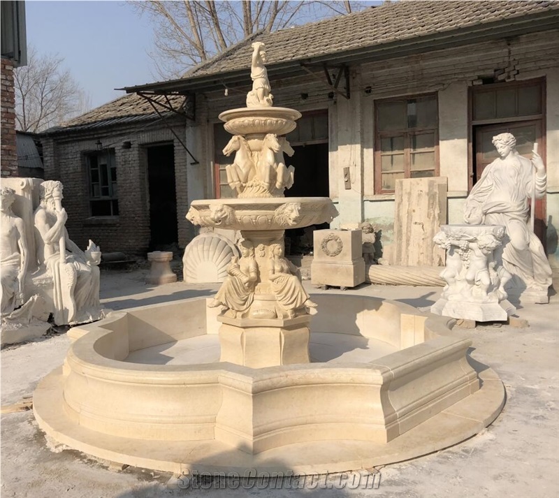 Water Features Marble Garden Decoration Fountain