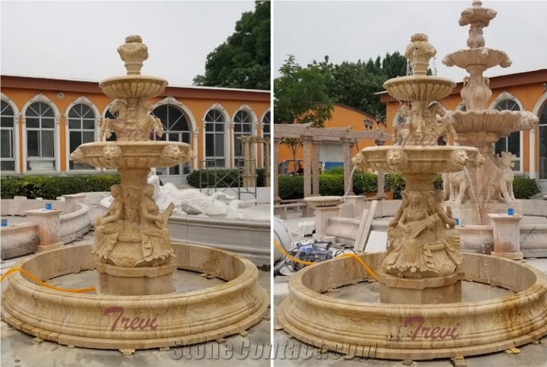 Water Features Marble Garden Decoration Fountain