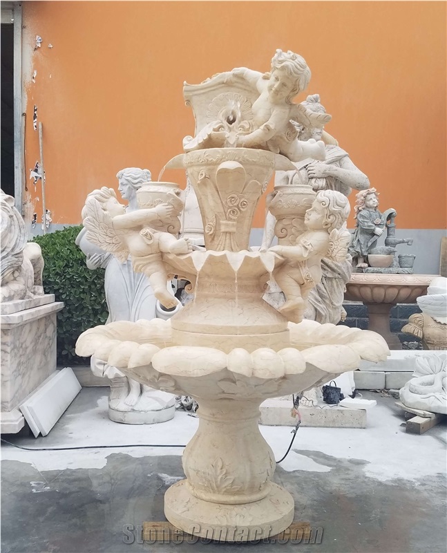 Water Features Marble Garden Decoration Fountain