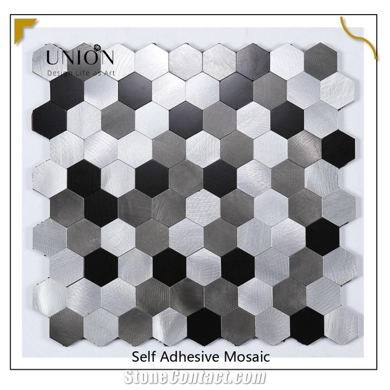 Peel And Stick Backsplash Honeycomb Tile，DIY Marble Stone