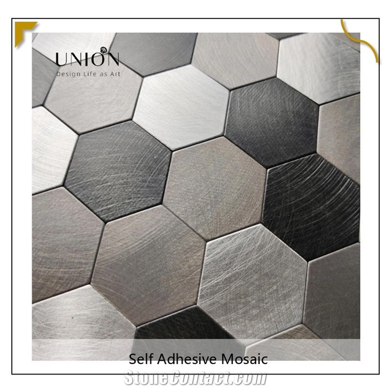 Peel And Stick Backsplash Honeycomb Tile，DIY Marble Stone
