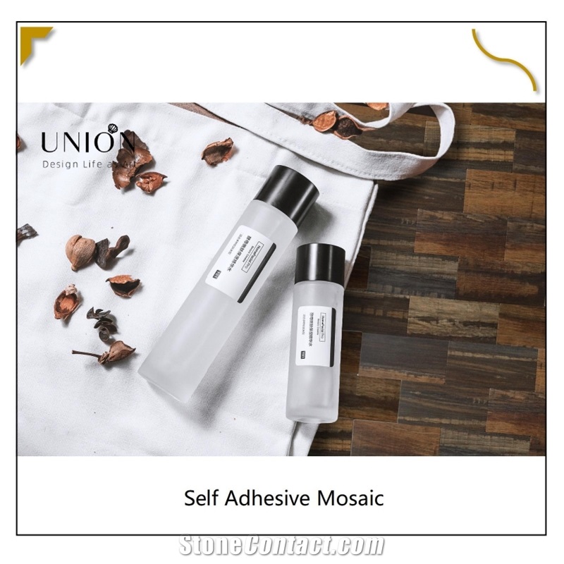 Pvc Hexagon Marble White Mosaic Peel And Stick Wall Tiles