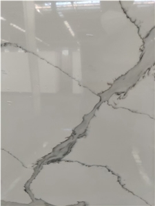 Brand New  Calacatta White  Quartz Stone Slabs Quartz Slabs