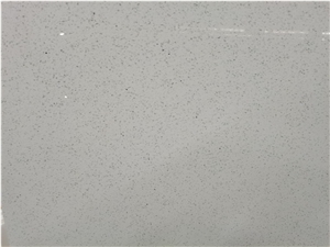 Galaxy White Quartz Kitchen Countertops, Quartz Worktops