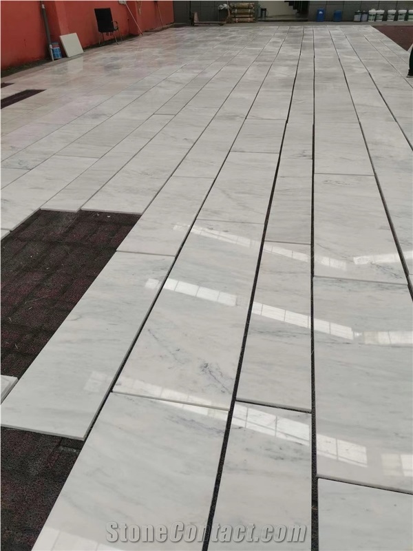 Brand New Carrara White Marble Tiles New Calacatta  Marble