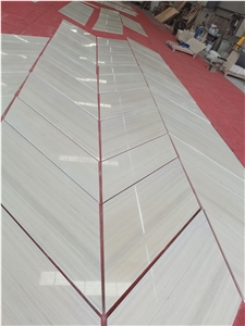 Ginkgo Wooden Grain Marble Floor Tile Ginkgo Timber Marble  