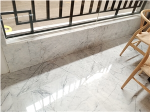 New Bianco Carrara White Marble Slabs And Tiles