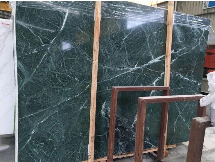 Verde Evergreen Marble Slabs Taiwan Green Marble Tiles