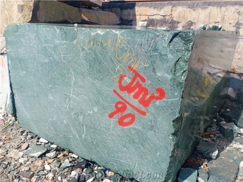 Green Marble Rough Blocks From India 