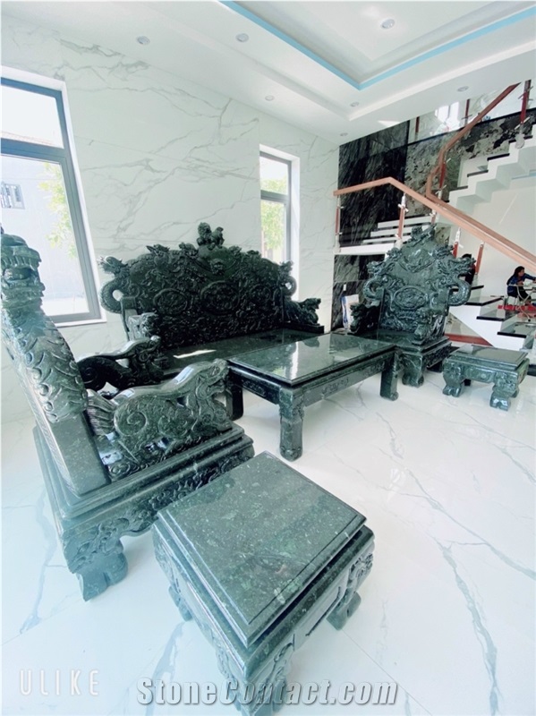 Green Marble Rough Blocks From India 