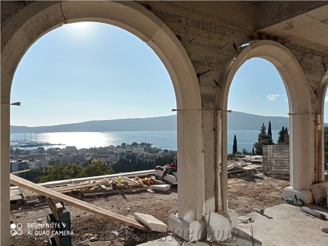 Limestone Building Ornaments, Masonry Arches