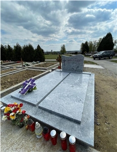 Viscont White Granite Double Monument