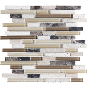 Glass Mosaic Tiles For Indoor Decoration