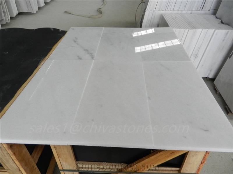 China Carrara White Marble Vanity Top/Wall Floor Tile