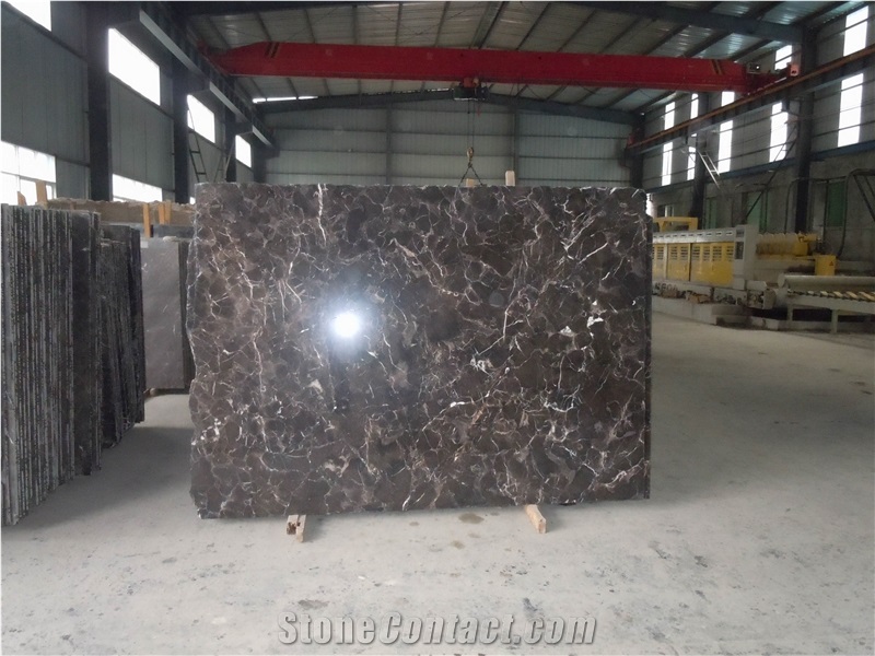 Dark Emperador Marble Slab Wall Floor Tile