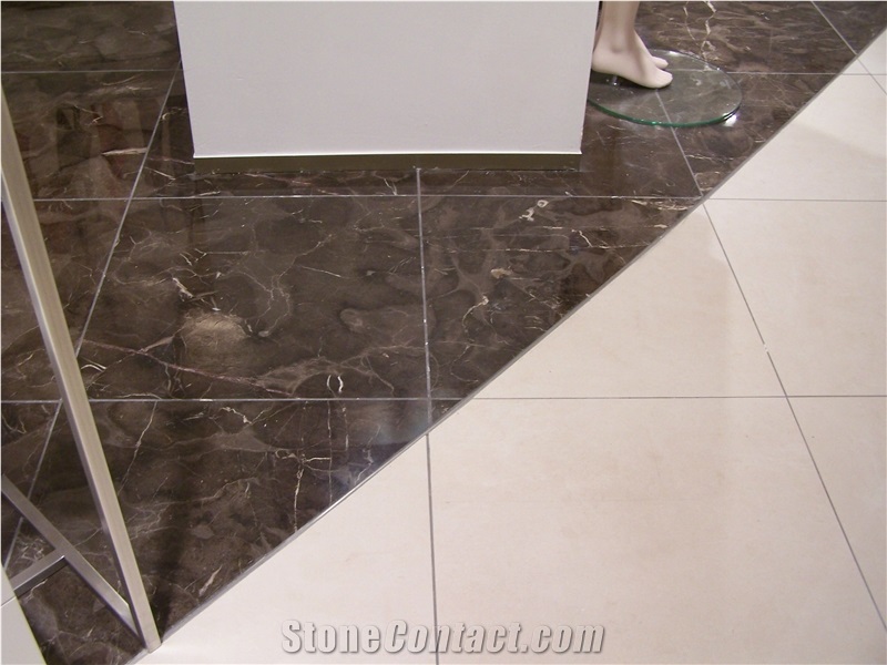 Dark Emperador Marble Slab Wall Floor Tile