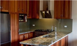 Midnight Fusion Titanium Golden Silk Road Quartzite Slabs