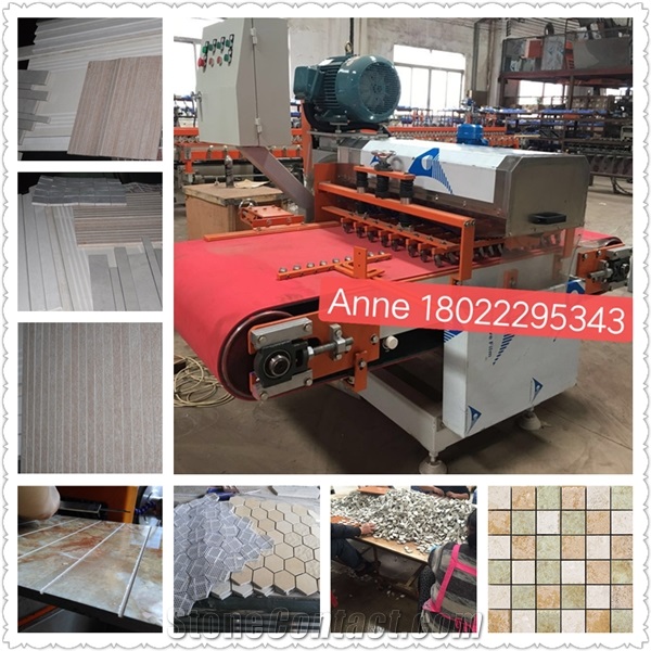 Automatic Mosaic Cutting Machine- Multi-Blade Cross-Cutter,Trimming
