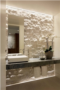 Bathroom Stone Product: Split- Up Finish Wall Panel