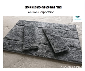 Black Mushroom Face Wall Panel For Cladding 