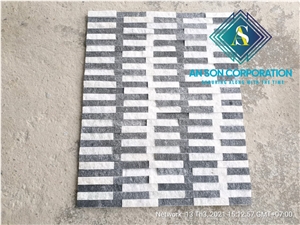 Black & White Marble Combination For Wall Cladding Design