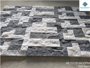 Black & White Marble Combination For Wall Cladding Design