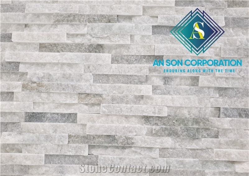 Grey Marble Combination For Wall Cladding Design