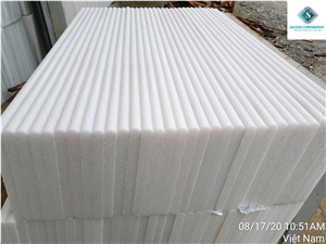 HOT CRYSTAL WHITE MARBLE STEPS BULLNOSE AND RISERS