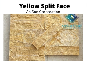 Hot Promotion Yellow Split Face Wall Panel Hot Promotion Yellow Split Face Wall Panel