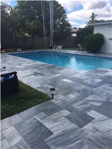 Sandblasted Grey Marble Tile For Interior & Exterior Design
