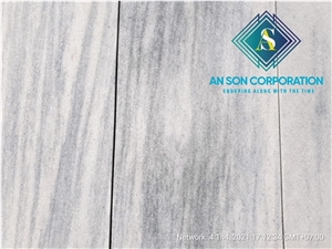 Sandblasted Grey Marble Tile For Swimming Pool