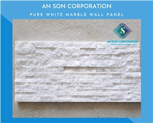 Vietnam Crystal White Marble Wall Panel