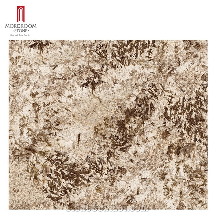 Brown Marble Tiles Large Format Background Wall Tiles