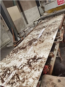 Brown Marble Tiles Large Format Background Wall Tiles